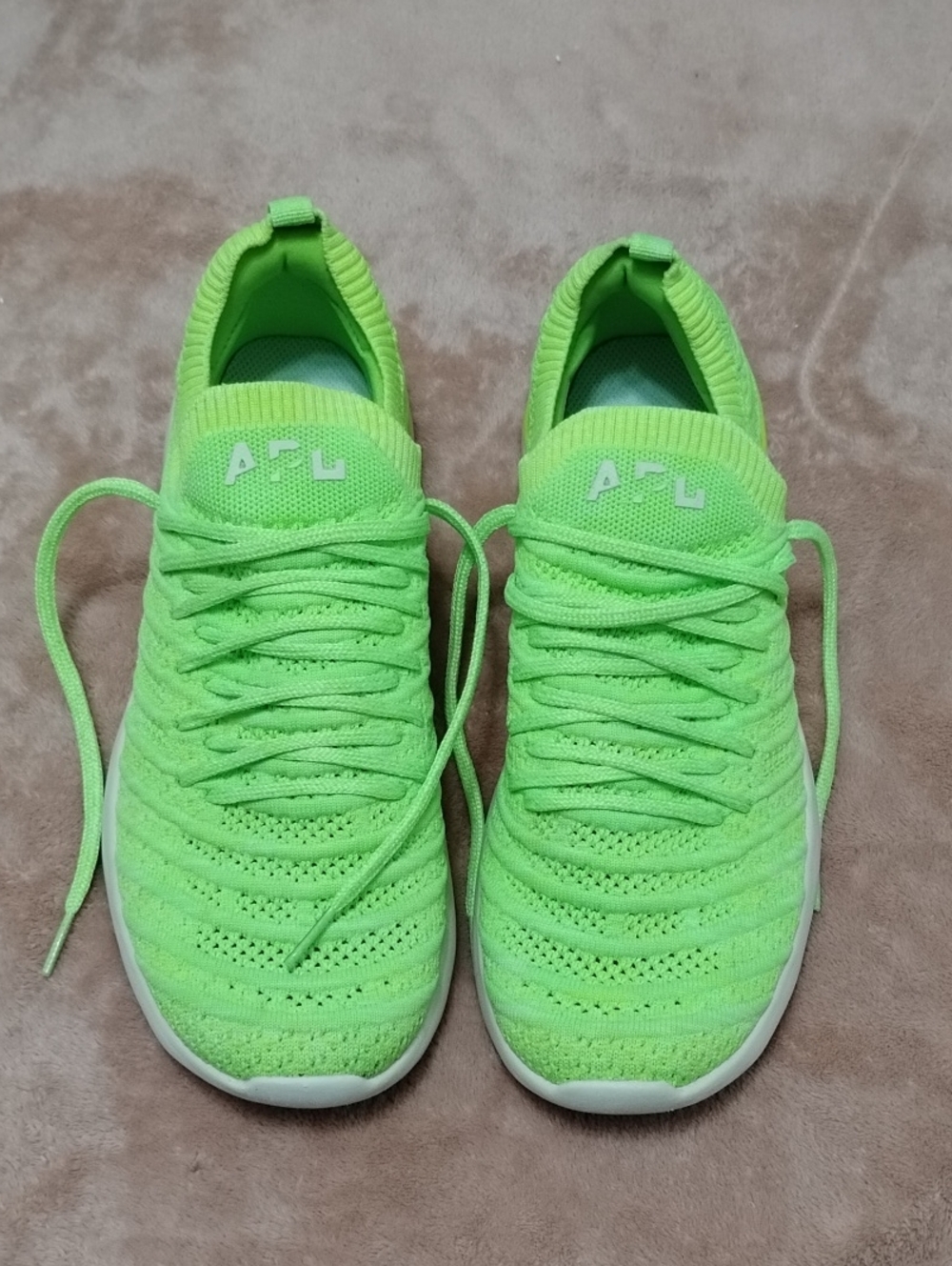APL Neon Green TechLoom Wave Sneakers W10.5